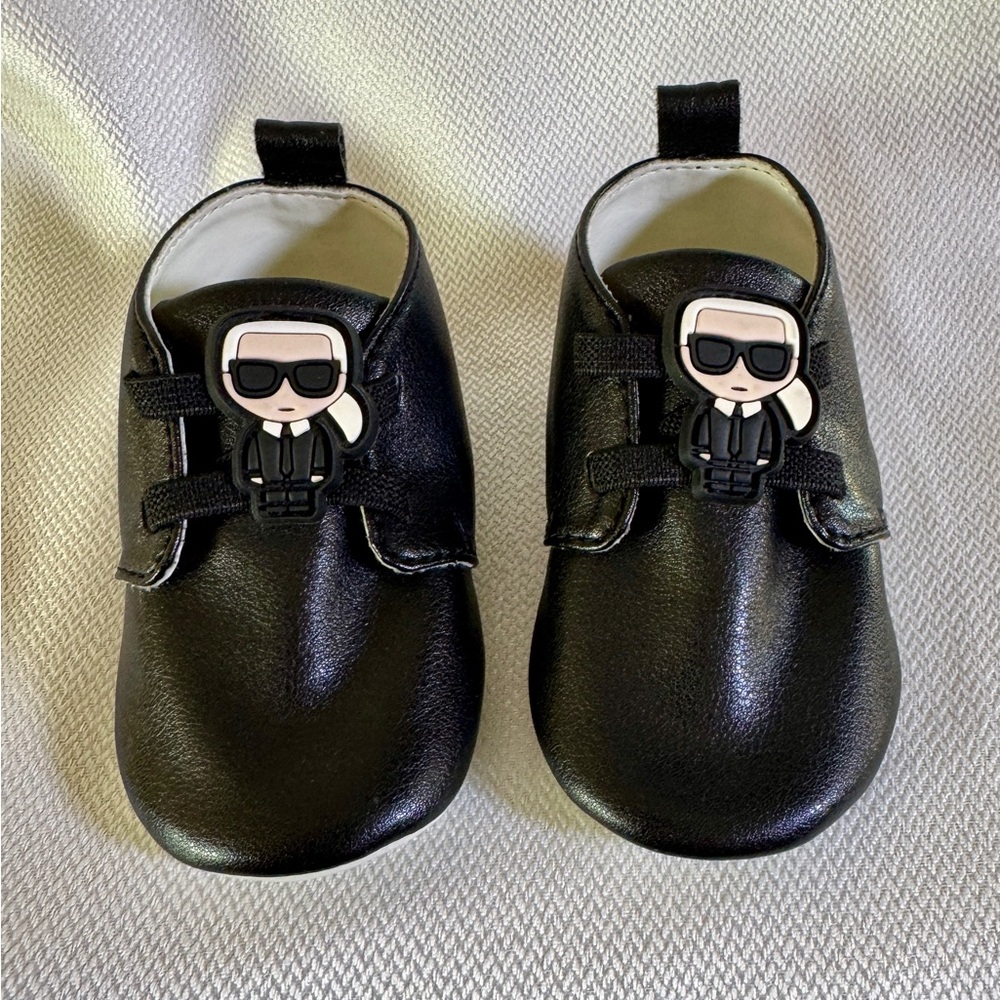 Kid's BABY IKON SLIPPERS by KARL LAGERFELD NWOT